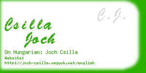 csilla joch business card